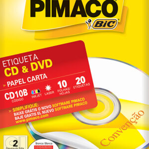 ETIQUETA PIMACO CD10B 115MM 10 FOLHAS