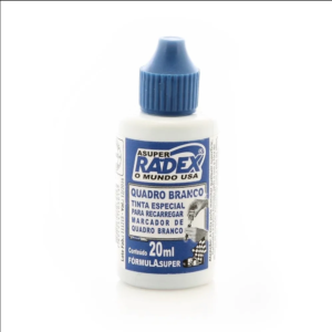 TINTA REABAST. PARA Q.BRANCO 20ML AZUL RADEX