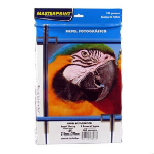 PAPEL GLOSSY paPER PHOTO A4 180G MASTERPRIN