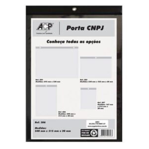 PORTA DOC CNPJ VERTICAL 240X315MM (40688)