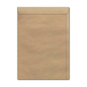 ENVELOPE PAPEL 125X176 80G KRAFT SACO (08215)