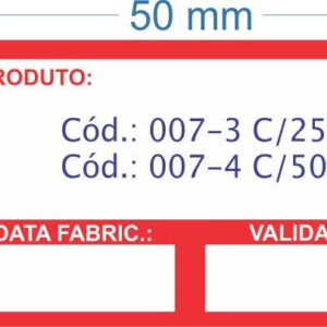 ETIQUETA PARA PRECO VALIDADE/FABR 50X30 (COM 100 UNID)