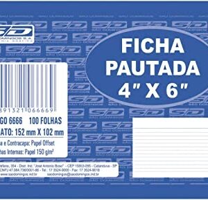 FICHA paUTADA 4X6 COM100 SD (06156)