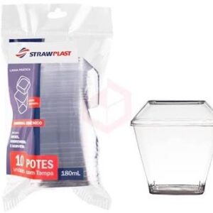 POTE 180 ML COM TAMPA STRAW (PCT COM10)