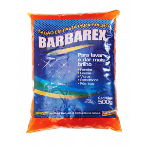 SABAO EM PASTA PARA BRILHO BARBAREX 500G