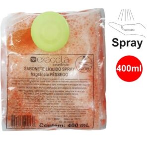 SABAO LÍQUIDO REFIL SPRAY PESSEGO COM400M