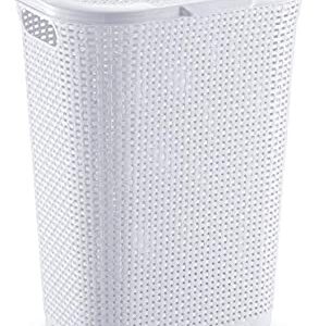 MONTE LIBANO - CESTO RATTAN BRANCO 30L