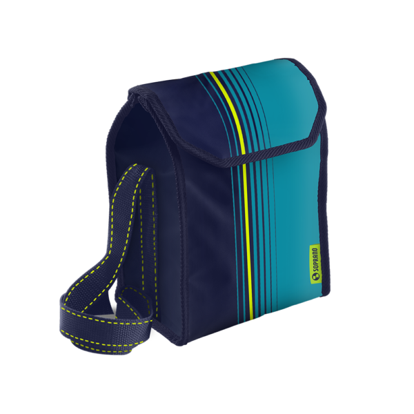 SOPRANO - BOLSA TÉRMICA POP COM ALÇA 6,0L AZUL