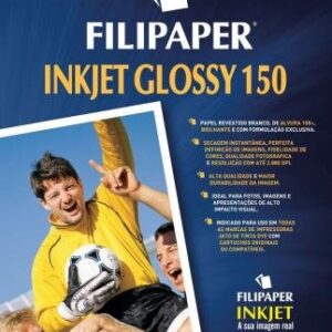 PAPEL FOTOGRAFICO INKJET A4 GLOSSY 150G (PCT C/50)