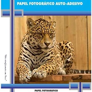 Papel fotográfico inkjet a4 glossy adesivo 130g (pct c/20)