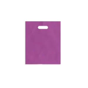 Sacola plástica boca de palhaço 15x20 roxo pacote com 1kg