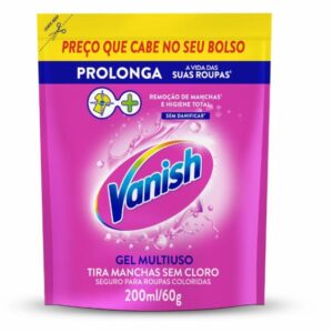 Tira manchas gel vanish pink liquido sachê 200ml