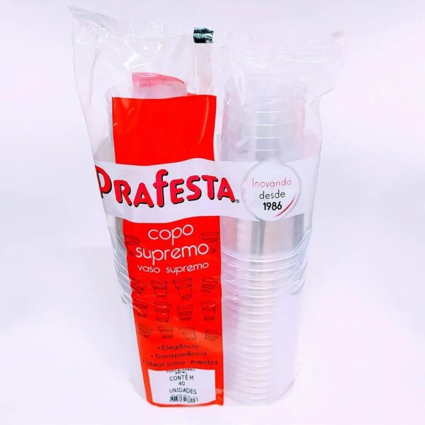 Copo supremo 300ml pacote com 40