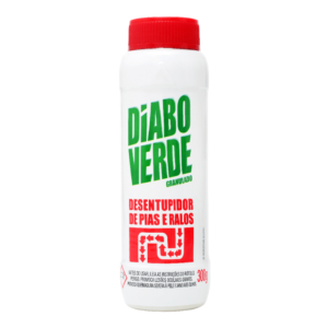 Desentupidor diabo verde pias/ralos frasco com 300g