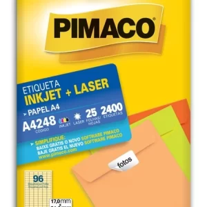 Etiqueta pimaco A4.4248 17,0x31,0 025folhas