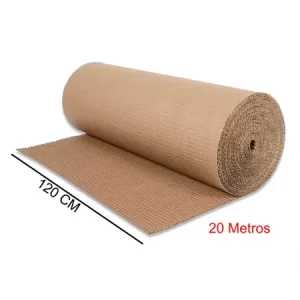 Papelão ondulado em bobina 1.20 cm 20 metros