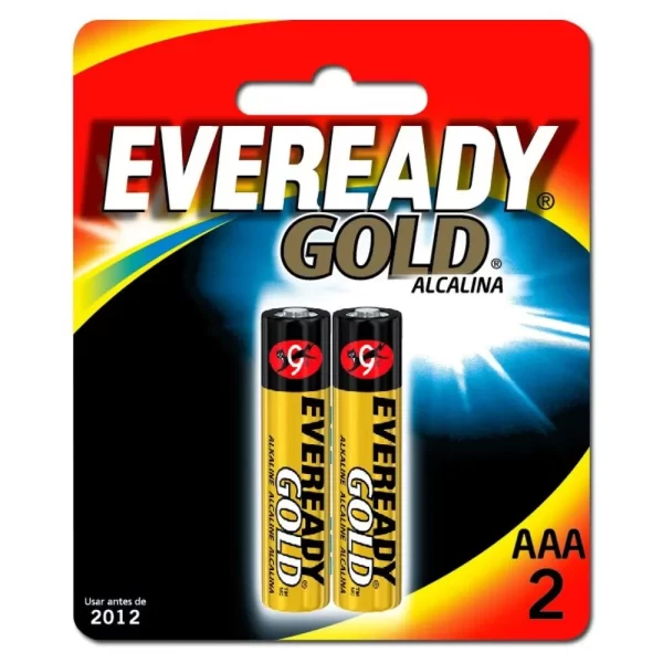 Pilha eveready com aaa pacote com 2