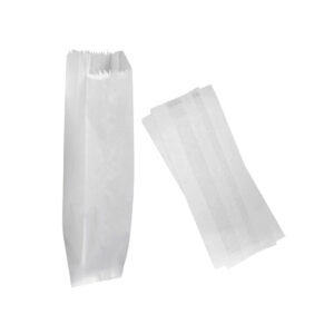 Pluma saco branco talher impresso 7x25 pacote com 500