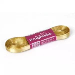 Progresso fita cetim simples 07 mm ouro 10mts