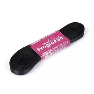 Progresso fita cetim simples 07 mm preto 10mts