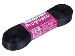 Progresso fita cetim simples 10 mm preto 10mts