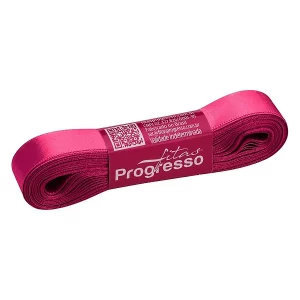 Progresso fita cetim simples 15 mm pink 10mts