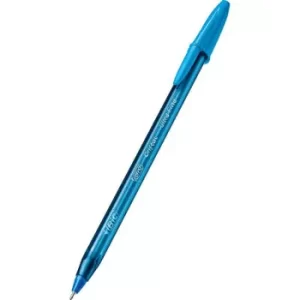 Caneta bic cristal fashion fine azul