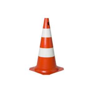 Cone sinalização 50cm lar branco