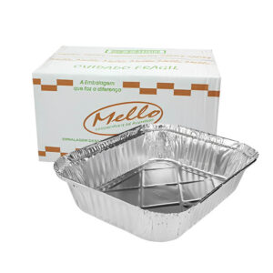 Bandeja alumínio Mello 1150gr M170 caixa com 100