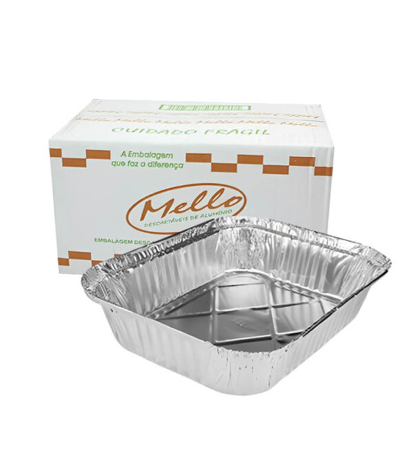 Bandeja alumínio Mello 1150gr M170 caixa com 100