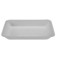 Bandeja isopor Bom Apetite funda branca Bf03 235 x 180 x 29 mm pacote com 100