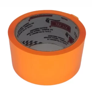 Fita adesiva colorida 48mm x 45mts laranja fluorescente rolo