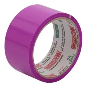 Fita adesiva colorida 48mm x 45mts roxo