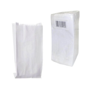 Saco papel branco mono para 2 kg pacote com 500