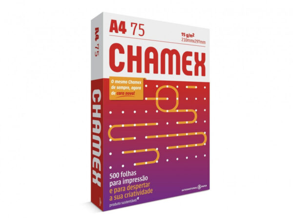 Papel sulfite A4 75g branco pacote com 500