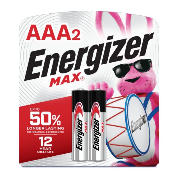 Pilha Energizer Alcalina Max Palito AAA pacote com 2 unidades