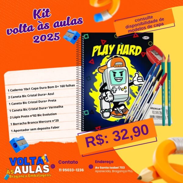 Kit Voltas as aulas 2025 - unidade