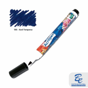Caneta para tecido Azul Turquesa - unidade