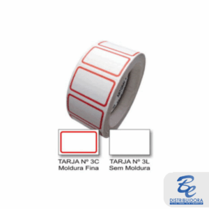 Etiqueta 3L 30x40mm rolo com 250un