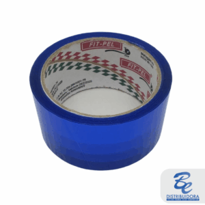Fita Adesiva Colorida 48mm X 45m Azul - rolo