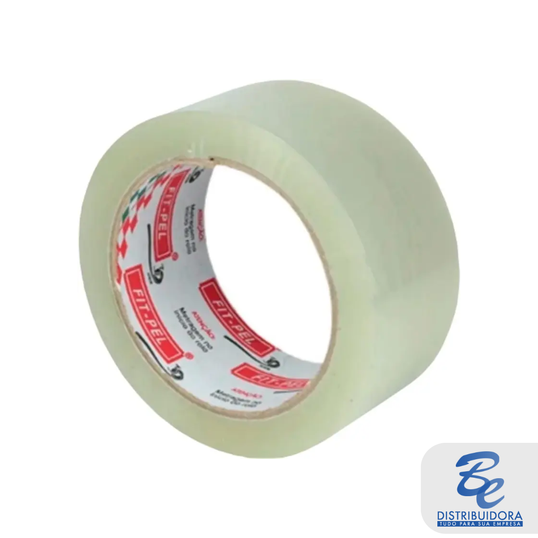 Fita Adesiva Cristal Fit-Pel 48mm X 100m - rolo