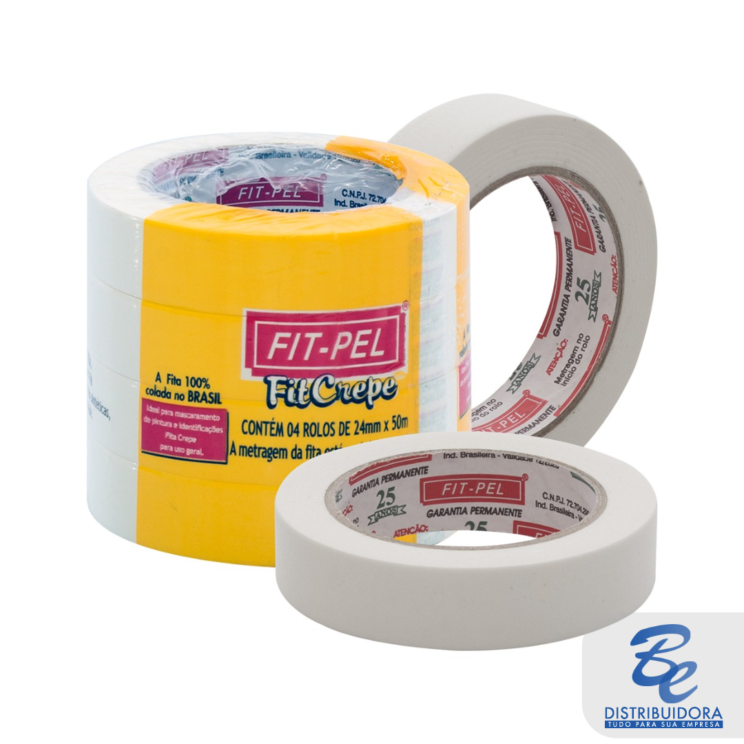 Fita Crepe Fit-Pel 25mm X 50m