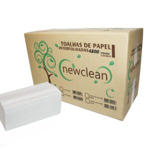 Papel Toalha Interfolha Luxo Ecominas 20x21 - Caixa com 4.800 Folhas