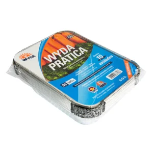 Bandeja de Alumínio Wyda 500ml (D06) – Pacote com 10 Unidades
