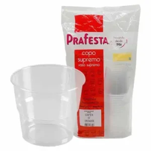 Copo Supremo Prafesta 150ml – Cristal (Pacote com 50 Unidades)