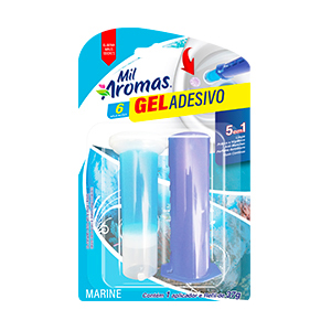 Gel Adesivo Sanitário Mil Aromas Marine - Aplicador com 6 Doses (Frescor Oceânico)