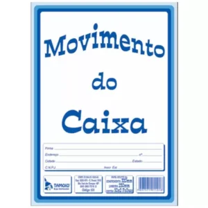Bloco Movimento do Caixa Tamoio – 2 Vias – Formato 8 – 50 Folhas – Unidade