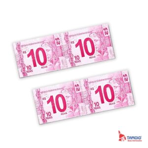 Ficha de Consumo Tamoio – Valor R$ 10,00 – Bloco com 50 Folhas – Unidade