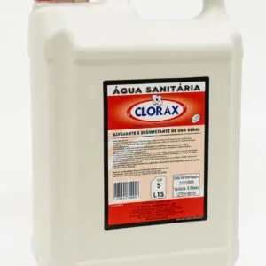 Água Sanitária Clorax 5 Litros
