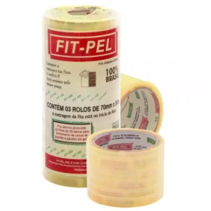 FITA ADESIVA CRISTAL 70MM X 50M – FITI-PEL